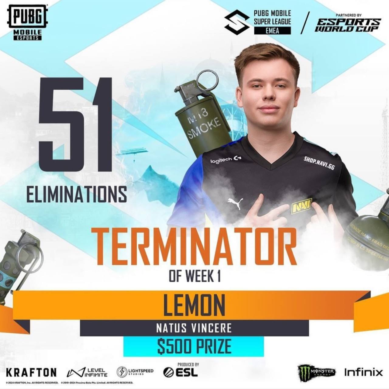 LEMON - MVP первой недели PMSL EMEA: Осенний сплит